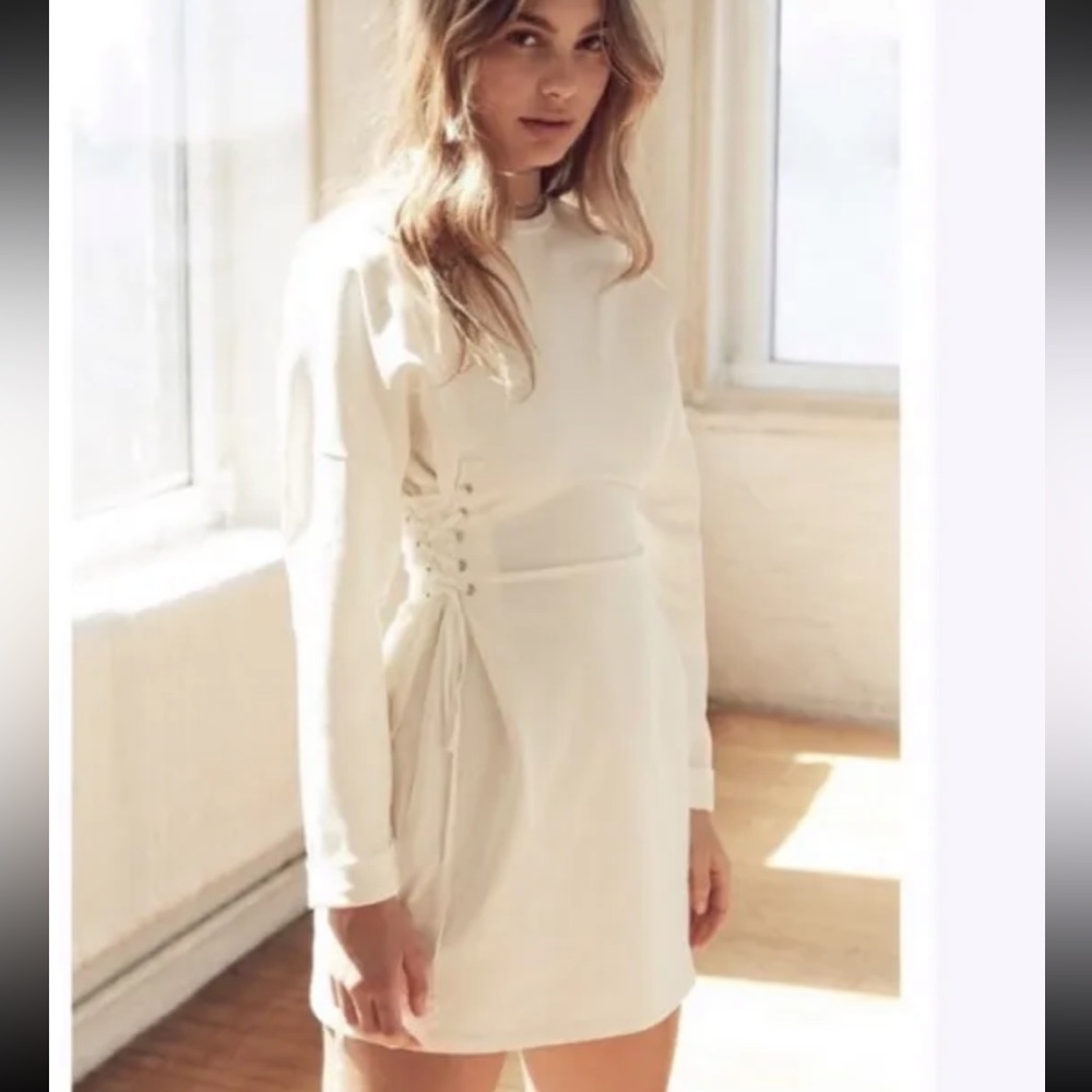 Urban Outfitters Corset Shirt Dress